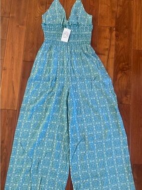 Patrons of Peace Blue Jumpsuit Romper Dress